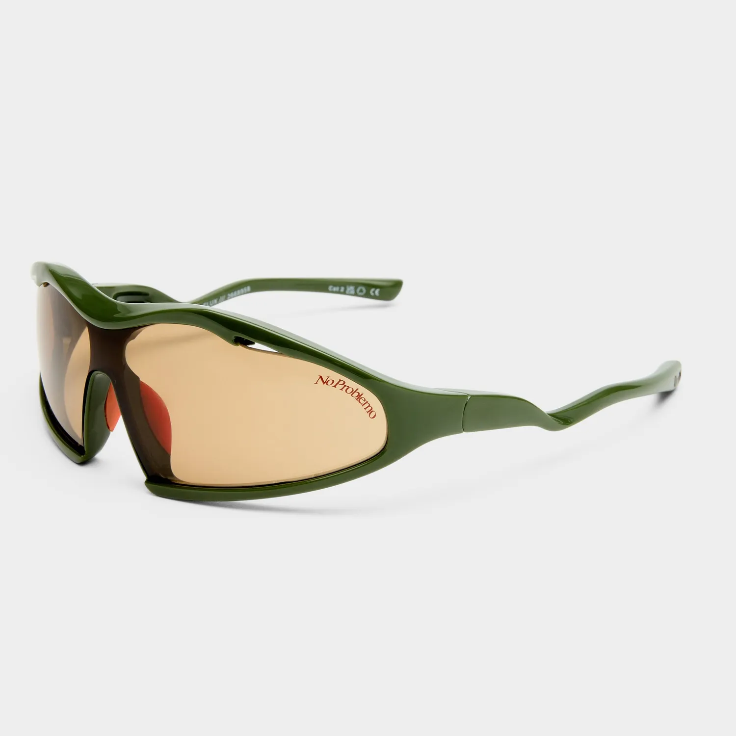 Le Specs Flux occhiale da sole shield verde avvolgente