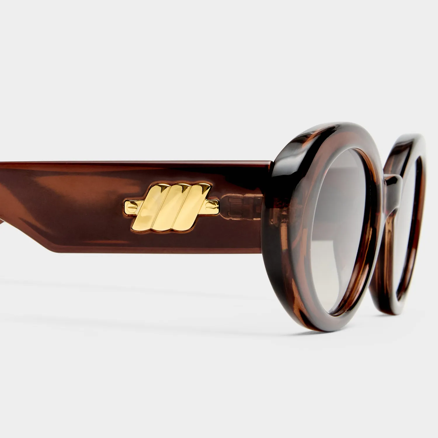Le Specs Nouveau Vie occhiali da sole marrone lenti sfumate
