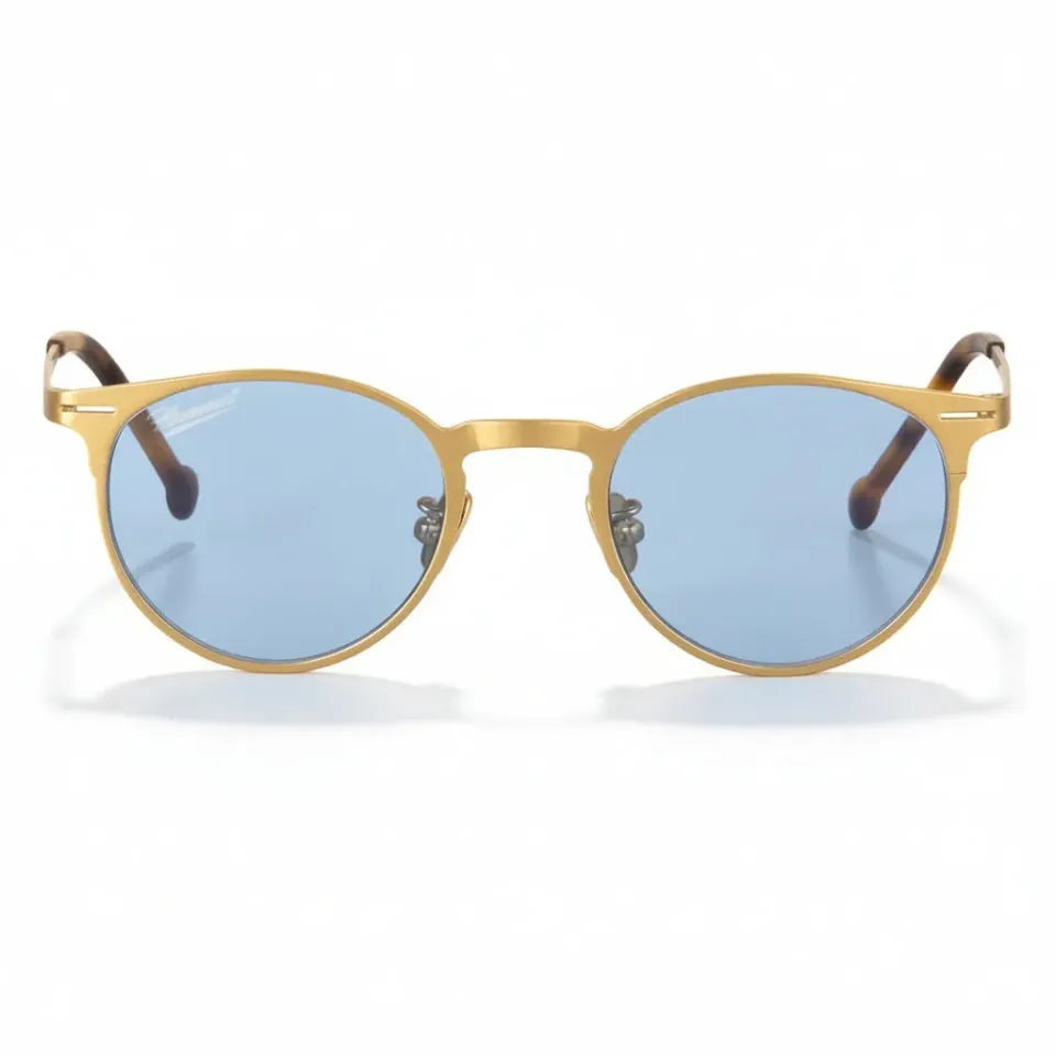 Hemmet America The Seattle occhiali da sole oro blu alluminio