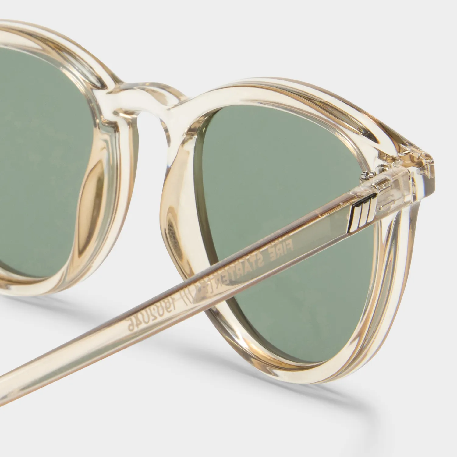 Le Specs Fire Starter occhiale da sole beige polarizzato