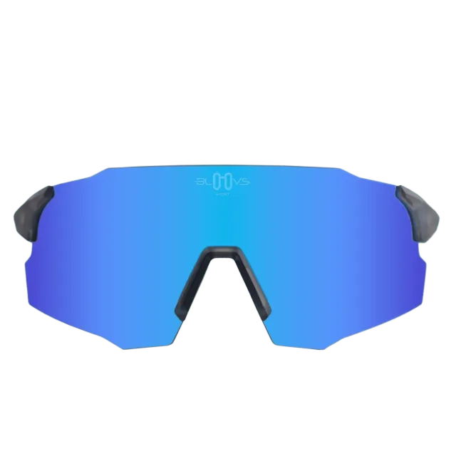 Bloovs Stelvio Crystal Gray Ice Blue occhiali ciclismo