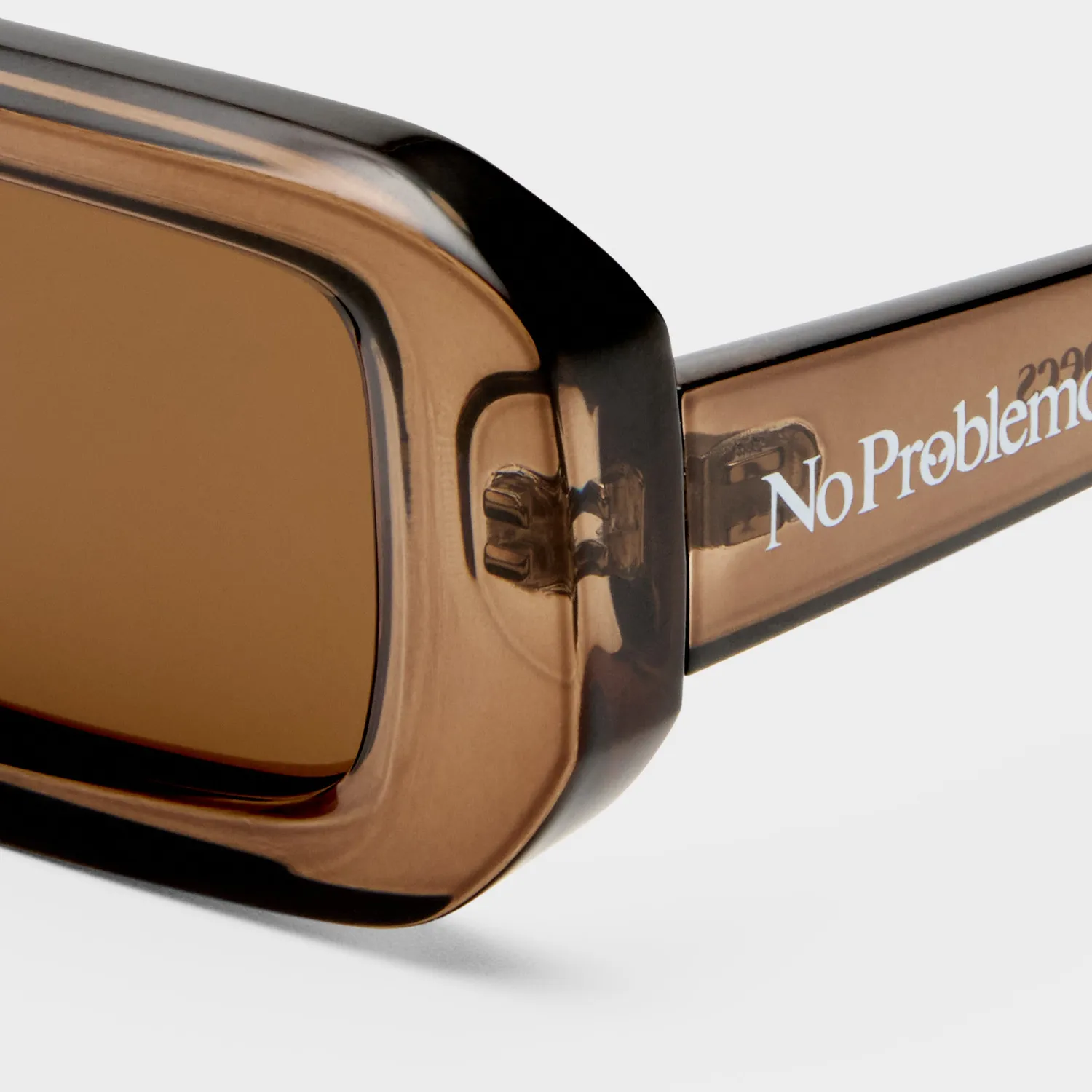 Le Specs Blackpool occhiale da sole cocoa rettangolare