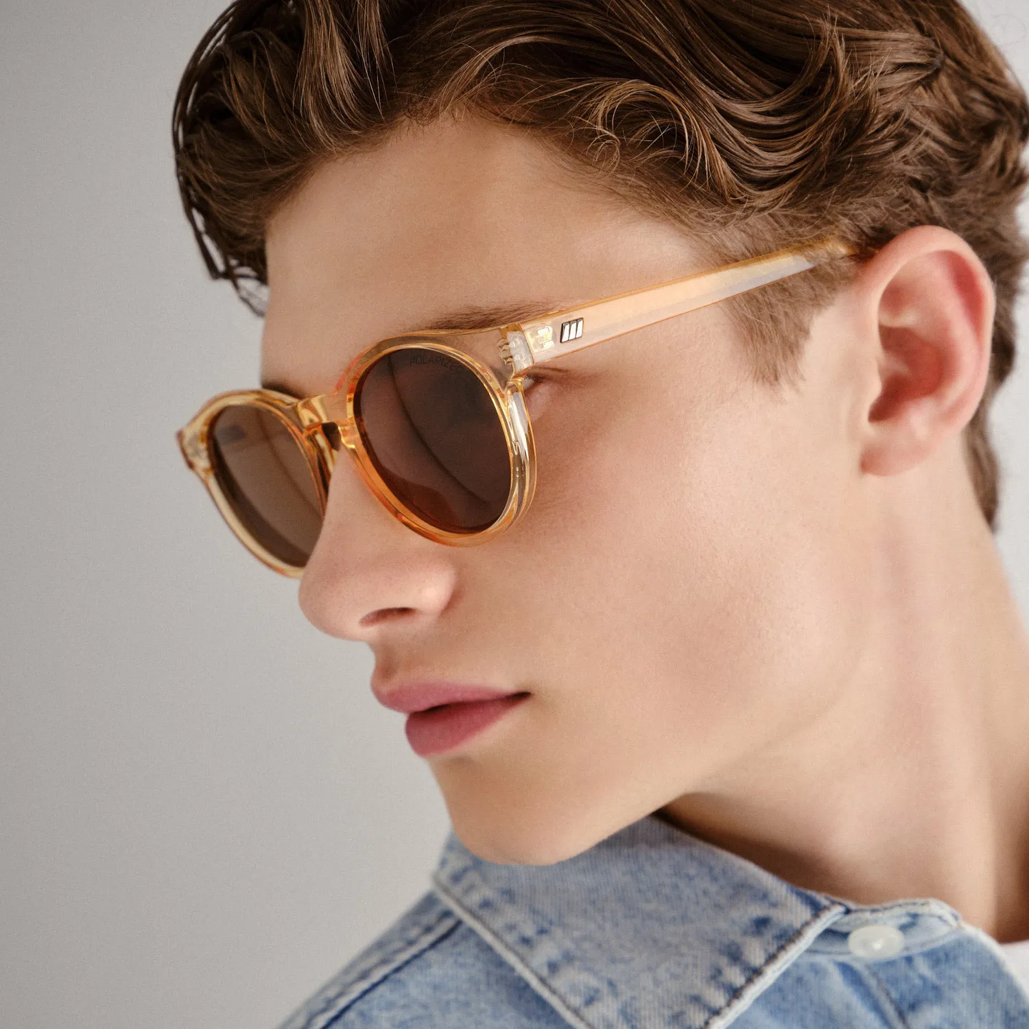 Le Specs Hey Macarena occhiale da sole biondo polarizzato