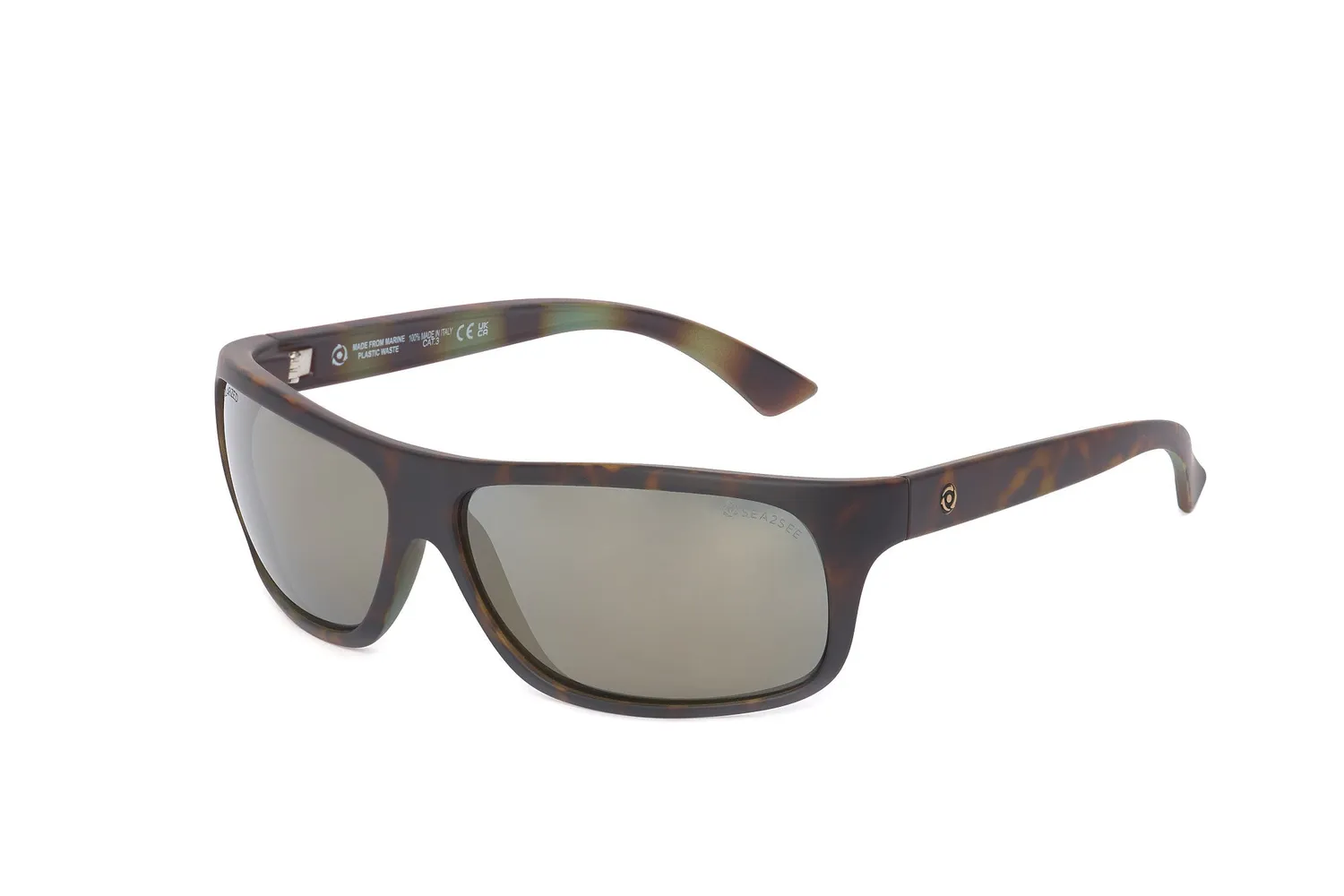 Sea2See Maui occhiali sport neri polarizzati base 8