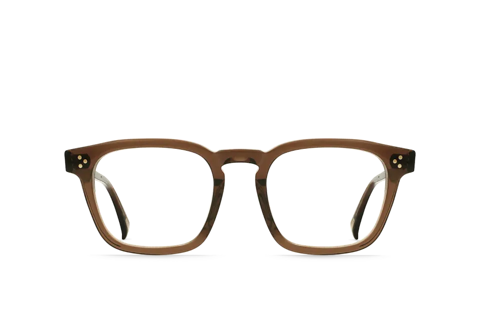 Raen Kovack montatura da vista Umber Clear acetato 50