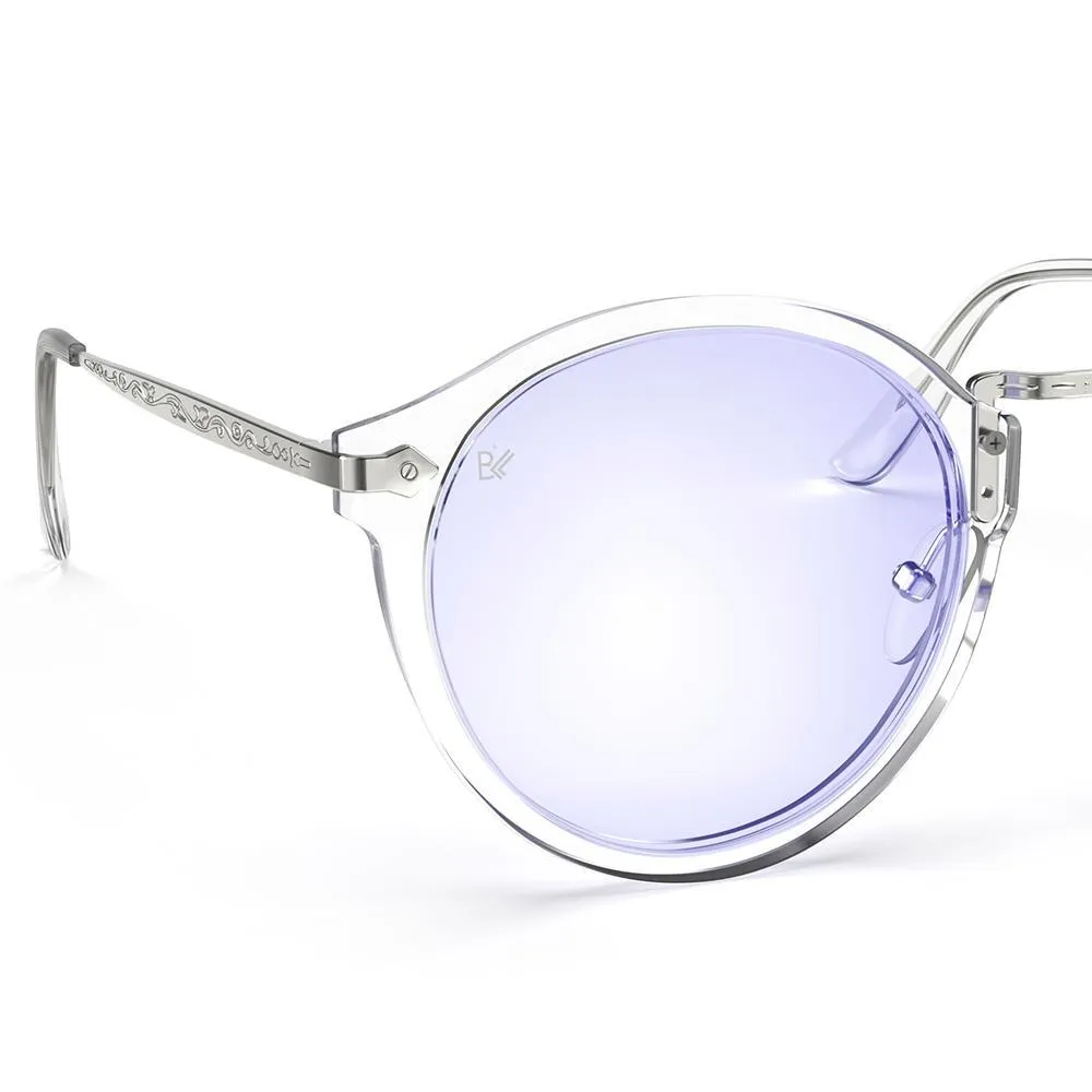 Hemmet Vintage Raider B+ occhiali luce blu argento oro TR90