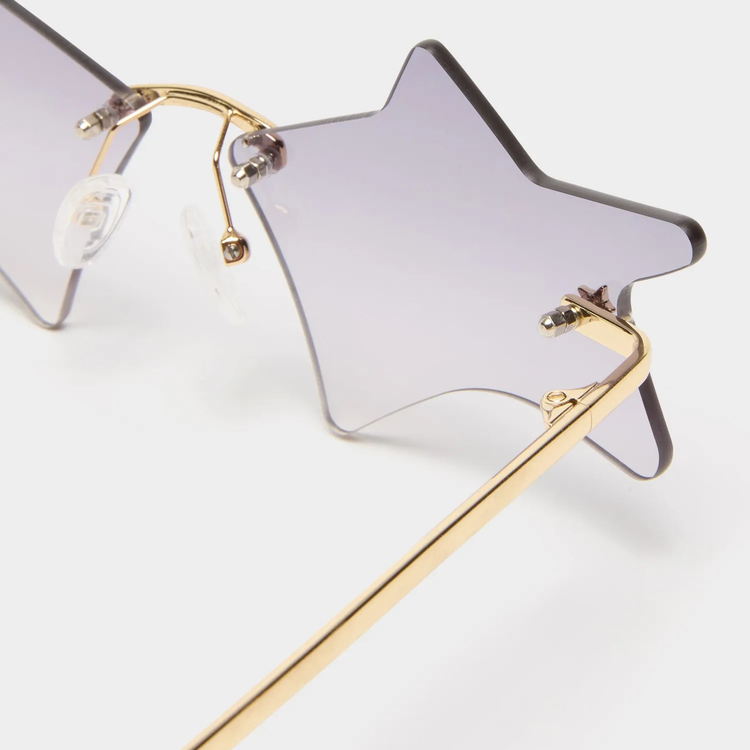 Le Specs Twinkle occhiale da sole oro farfalla smoke grad