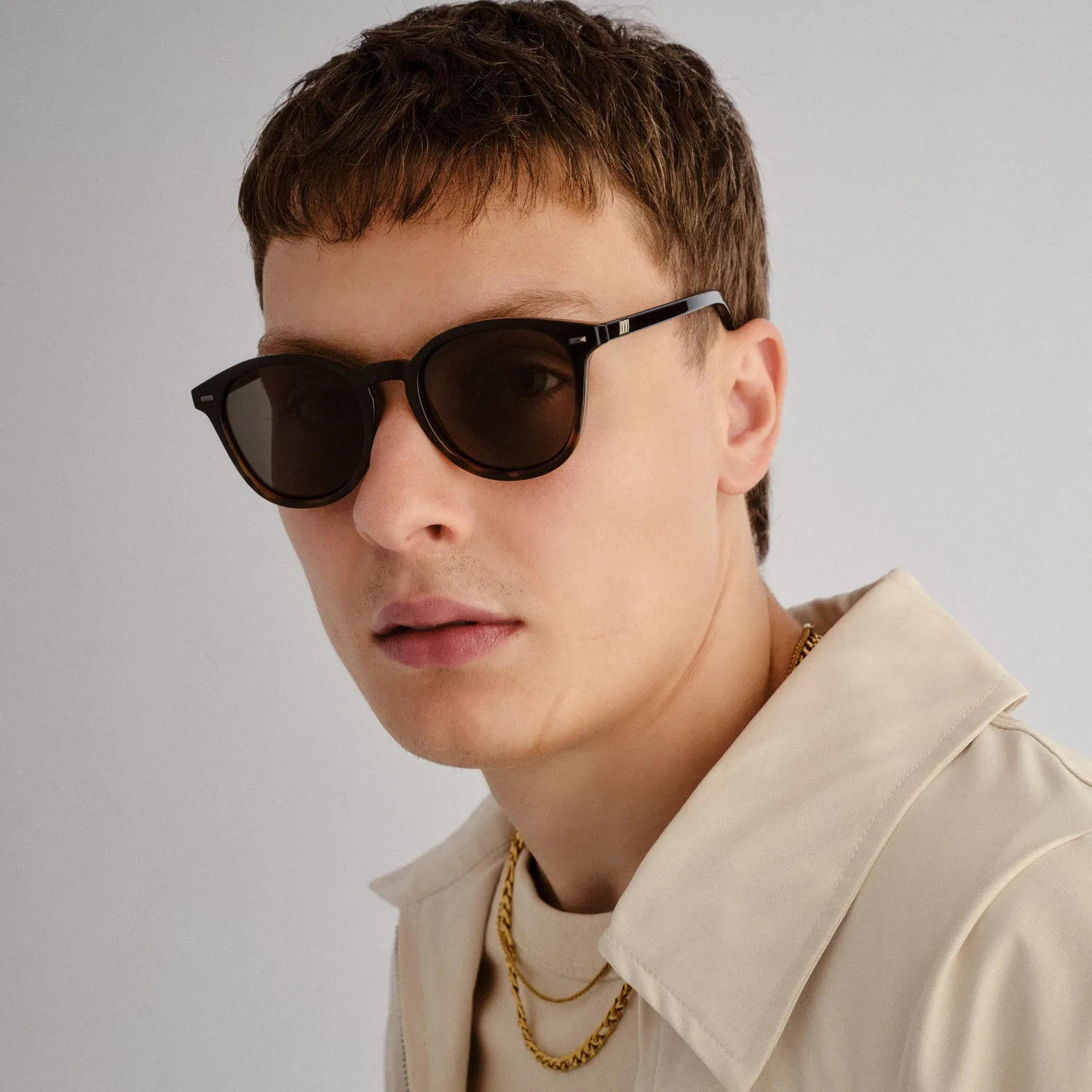 Le Specs Bandwagon occhiale da sole black tort kaki