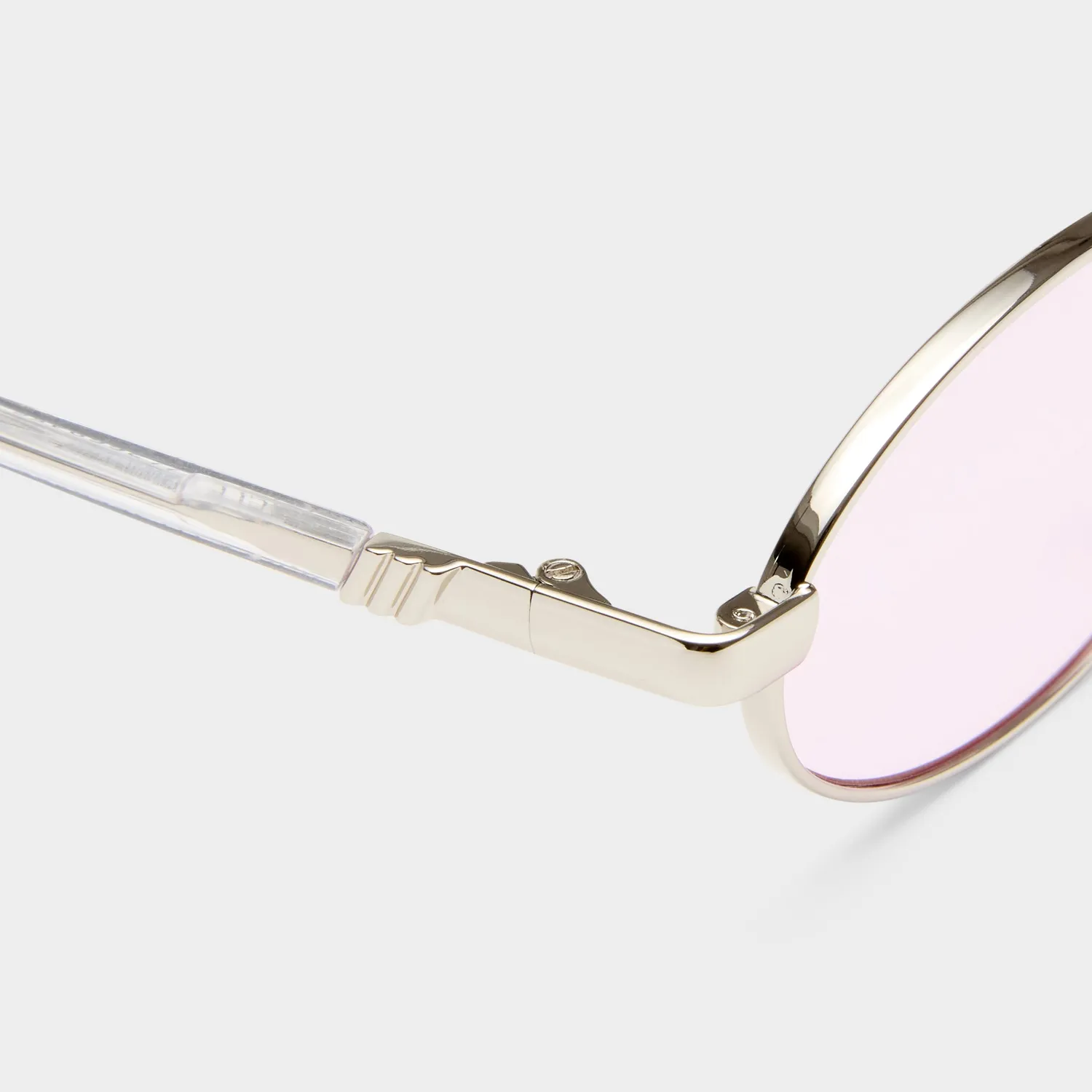 Le Specs Icicle occhiali da sole argento lilla