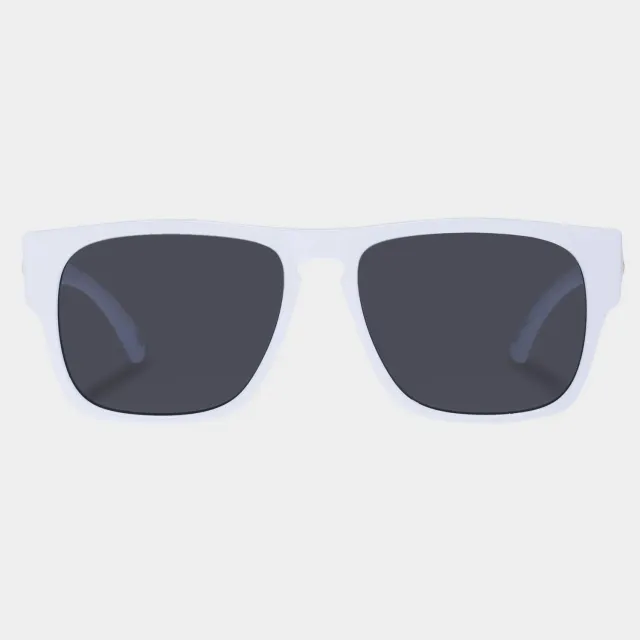 Le Specs Transmission occhiale da sole bianco riciclato