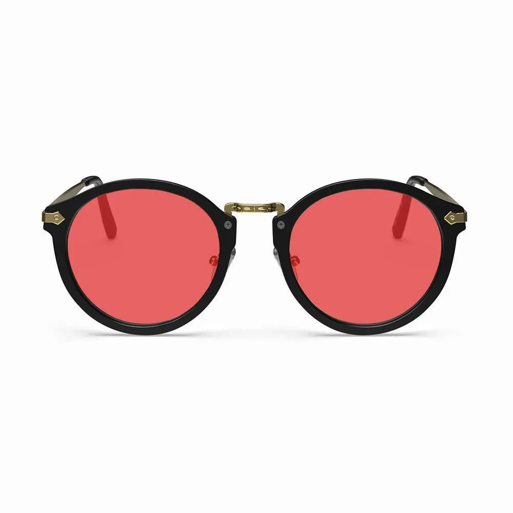 Hemmet Vintage Raider Valentine Ed occhiali da sole nero clip-on