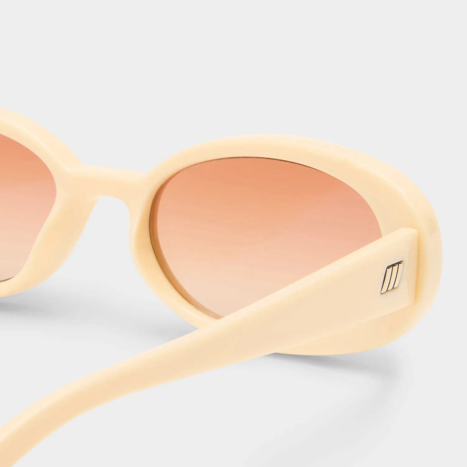 Le Specs Outta Love occhiali da sole ecru marrone