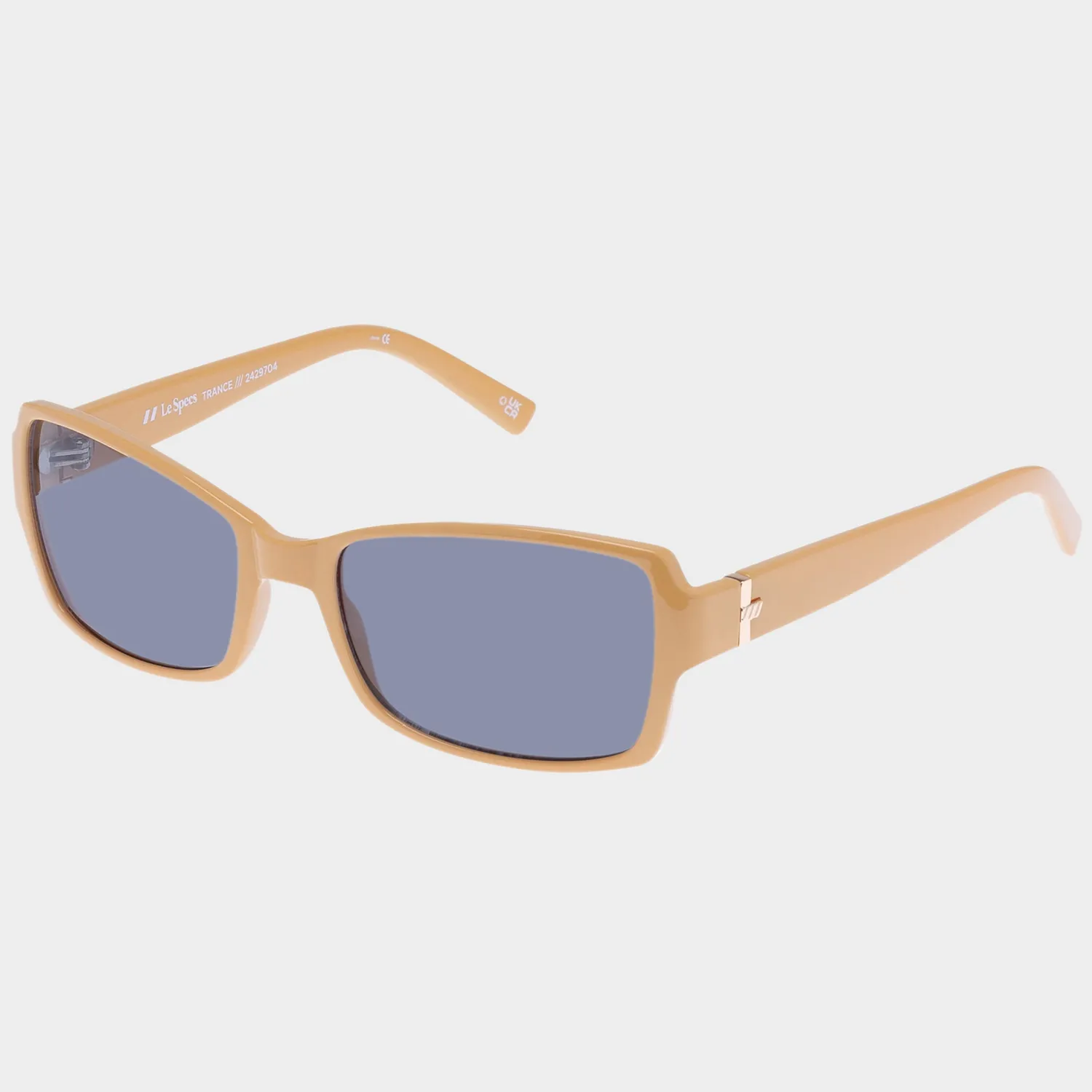 Le Specs Trance occhiale da sole giallo wrap riciclato