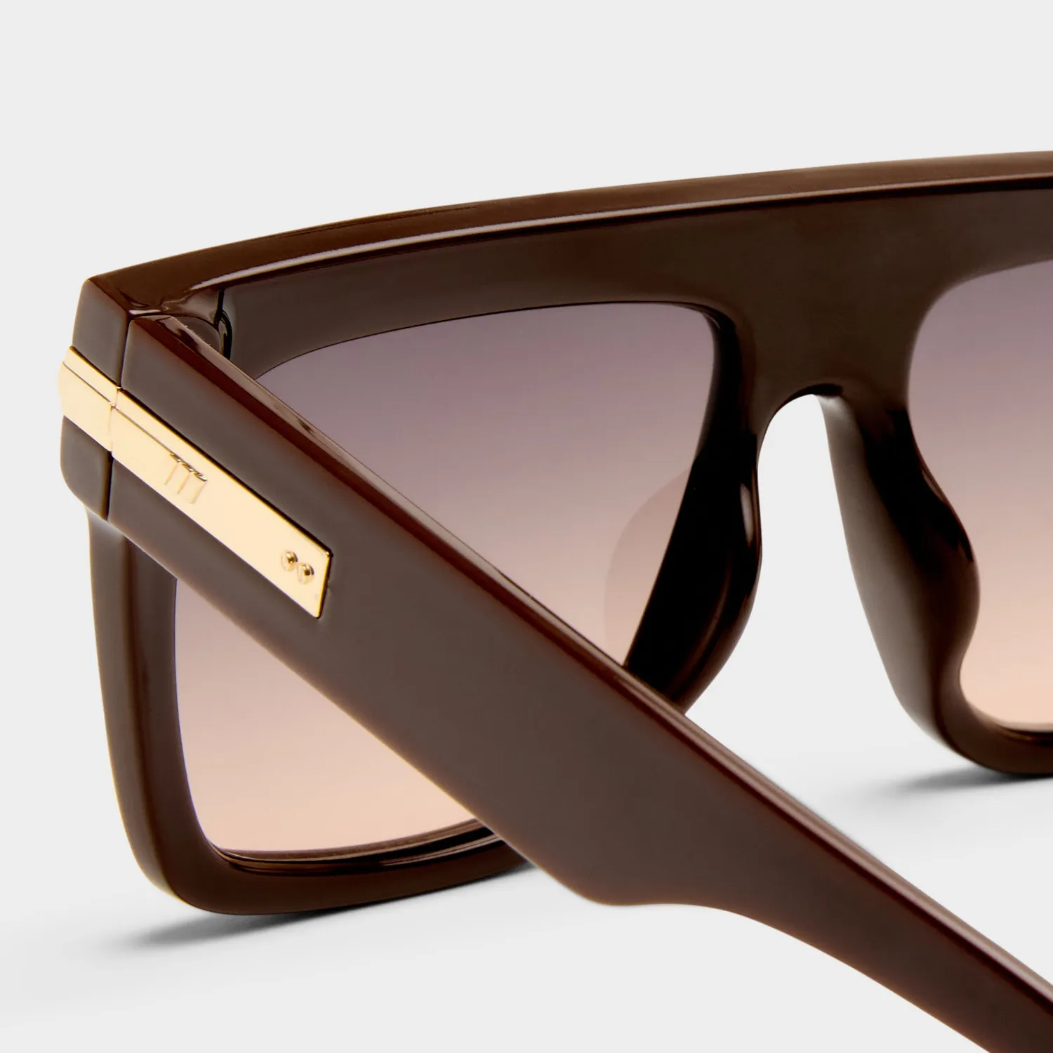 Le Specs Offside occhiale da sole marrone cocoa large