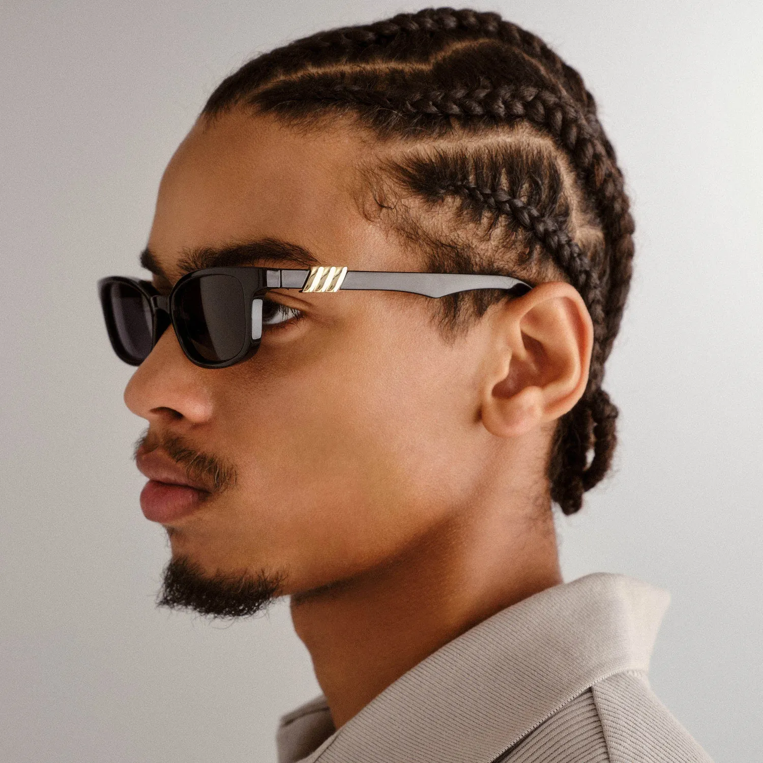 Le Specs Confidential occhiale da sole nero micro