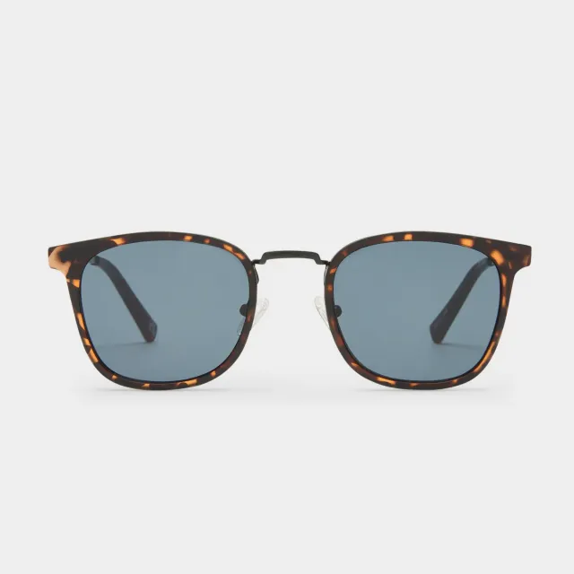 Le Specs Racketeer occhiali da sole tartarugato opaco small