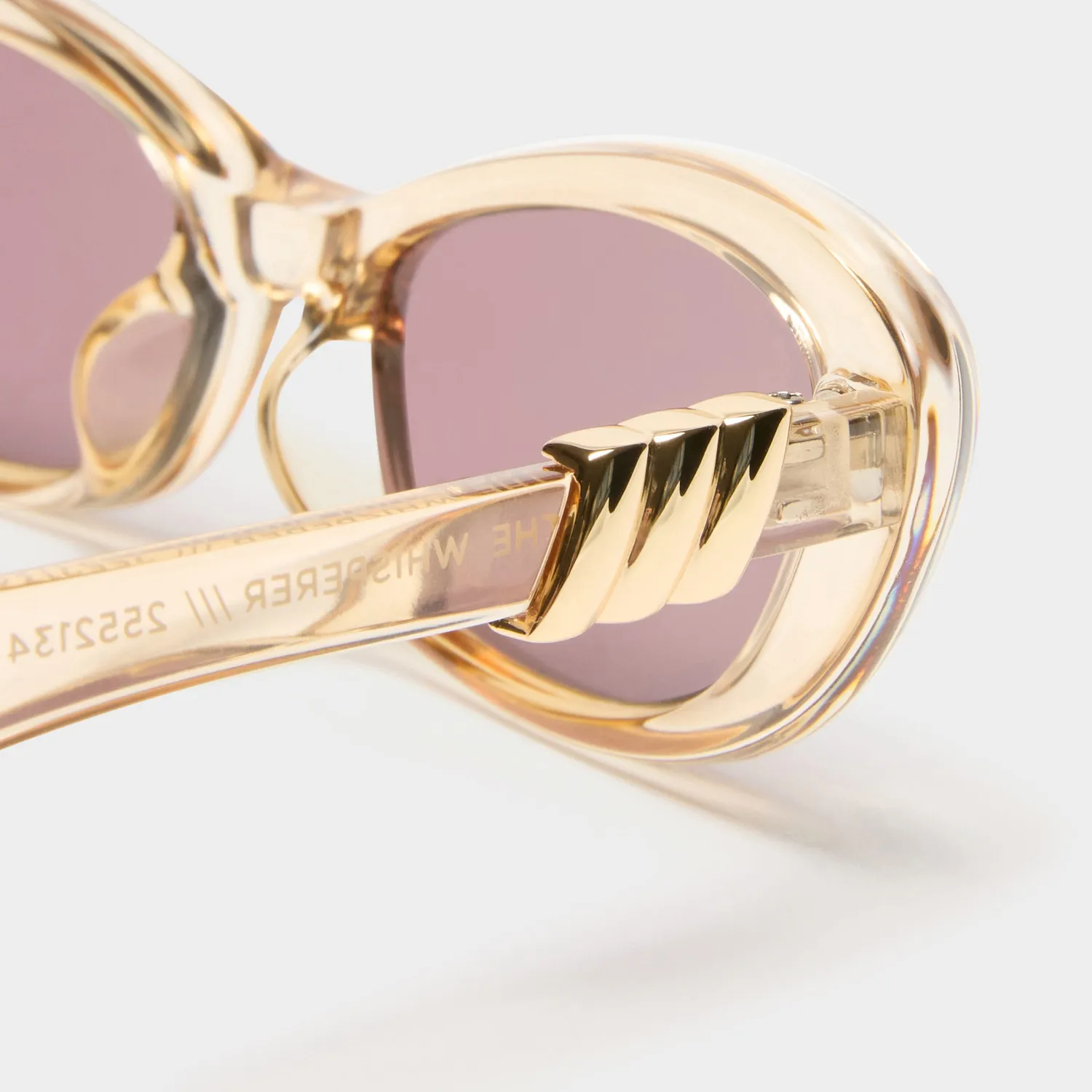 Le Specs The Whisperer occhiale da sole sabbia cat-eye