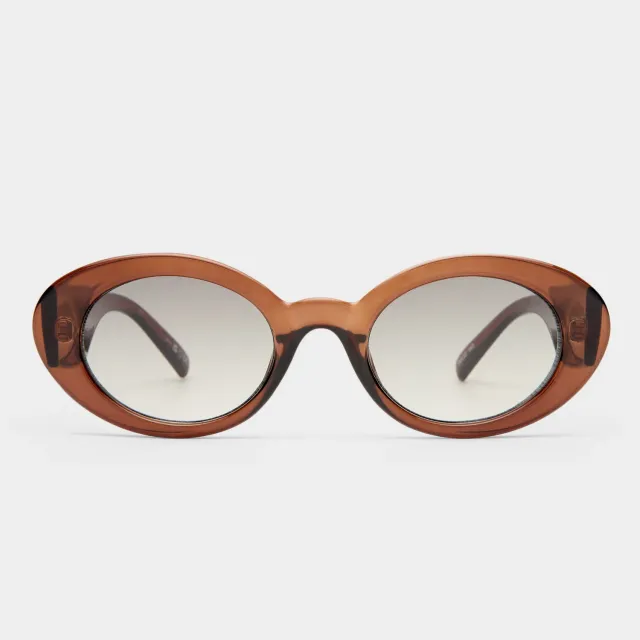 Le Specs Nouveau Vie occhiali da sole marrone lenti sfumate