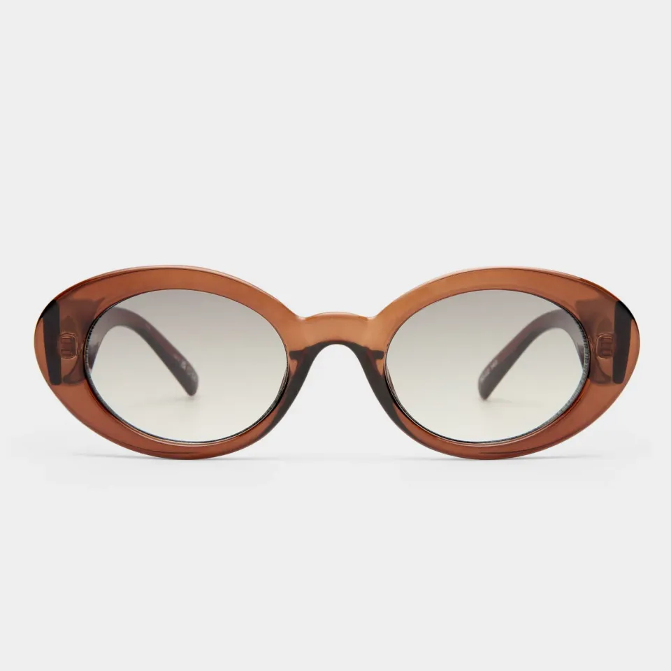 Le Specs Nouveau Vie occhiali da sole marrone lenti sfumate