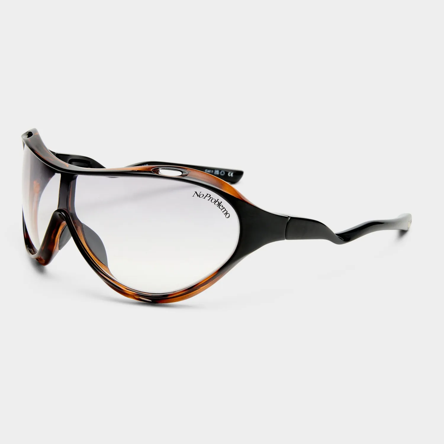 Le Specs Iris occhiali da sole black tort shield
