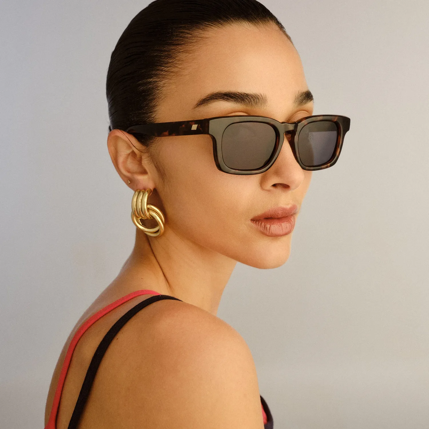 Le Specs Iceberg occhiale da sole tokyo tartaruga fumo