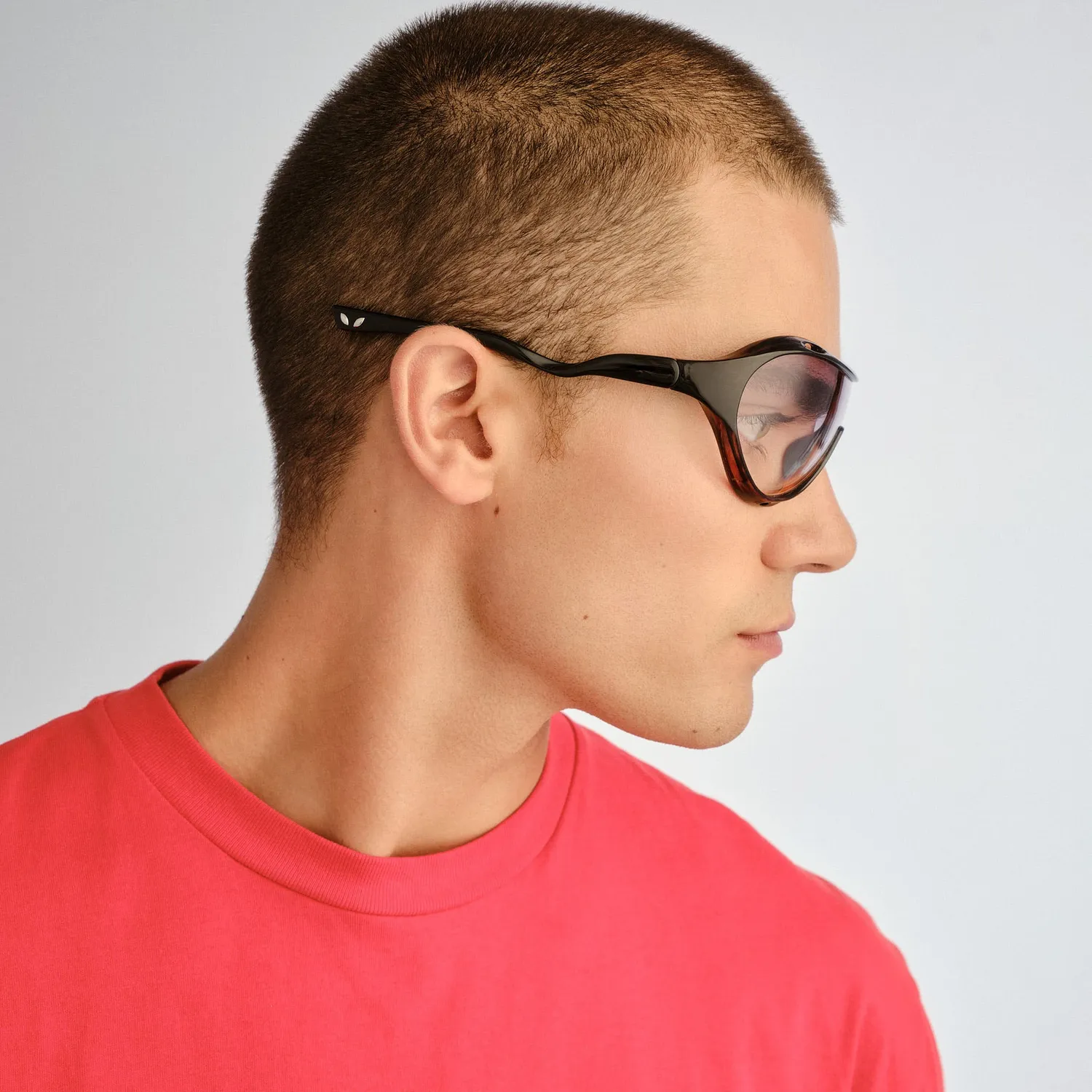 Le Specs Iris occhiali da sole black tort shield