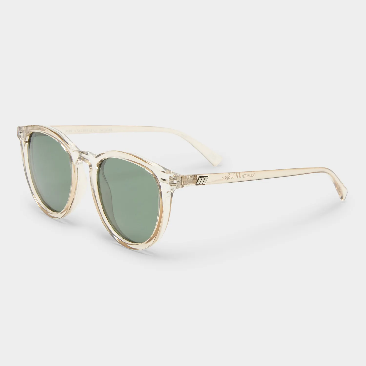 Le Specs Fire Starter occhiale da sole beige polarizzato