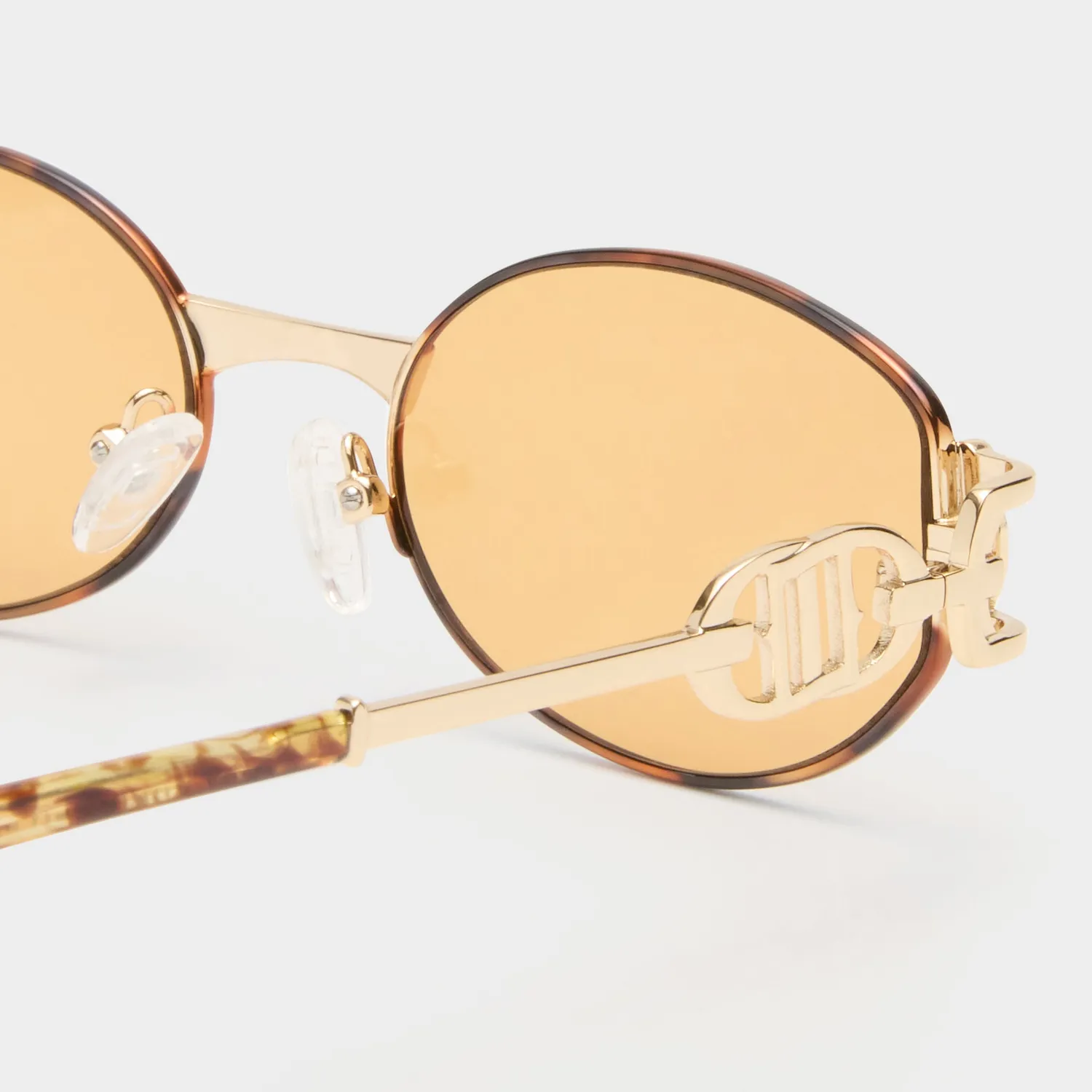 Le Specs The Forbidden occhiali da sole oro ovali
