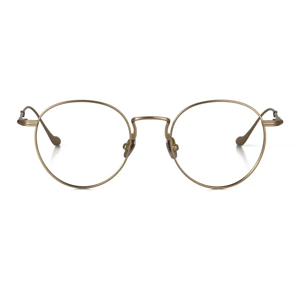 Hemmet Hinfinite Pure Titanium occhiale da sole oro marrone