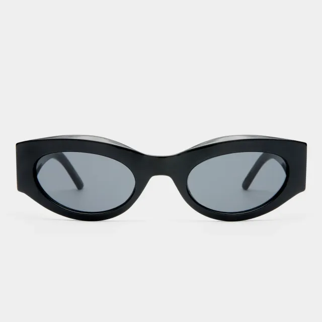 Le Specs Body Bumpin II occhiale da sole nero ovale