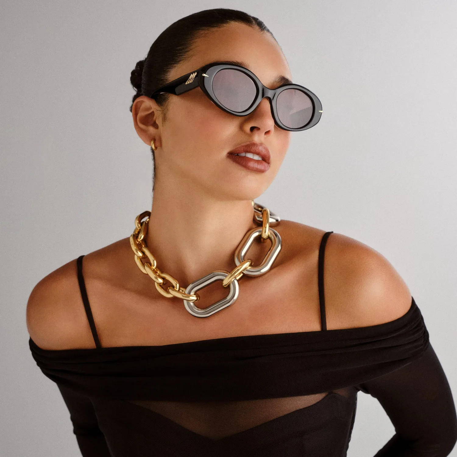 Le Specs Numero Dos occhiali da sole nero fumo