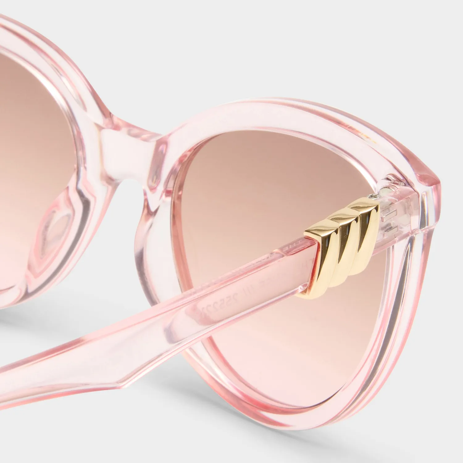 Le Specs The Muse occhiali da sole rosa rotondi