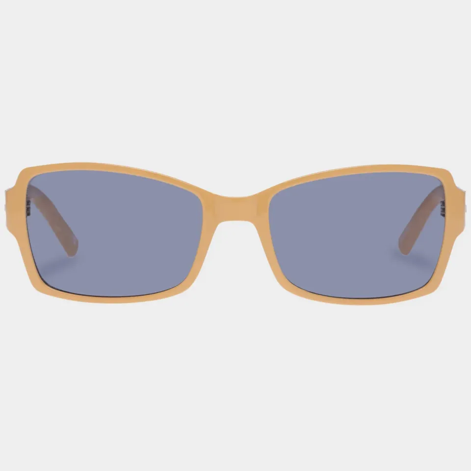 Le Specs Trance occhiale da sole giallo wrap riciclato