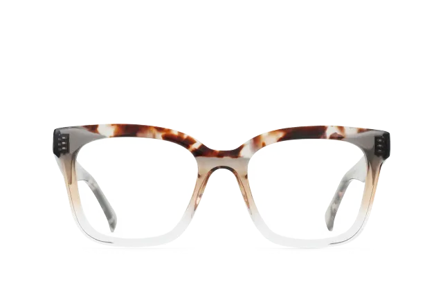 Raen Hanny Horizon Tahoe Tortoise Clear montatura da vista 53 oversize