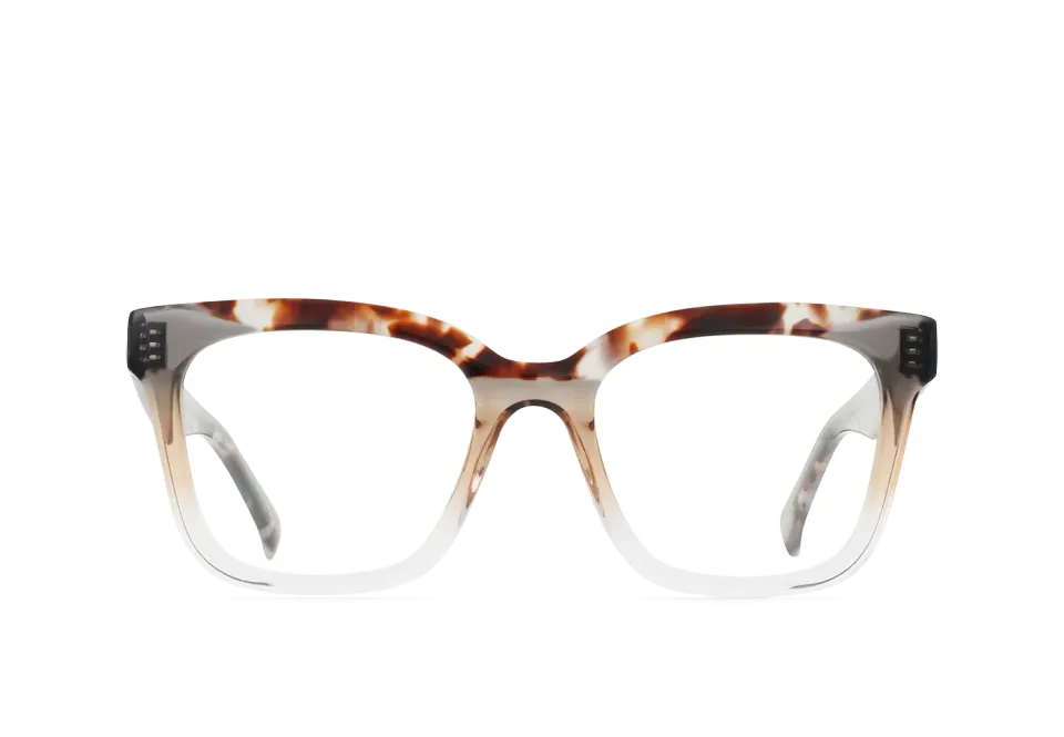 Raen Hanny Horizon Tahoe Tortoise Clear montatura da vista 53 oversize