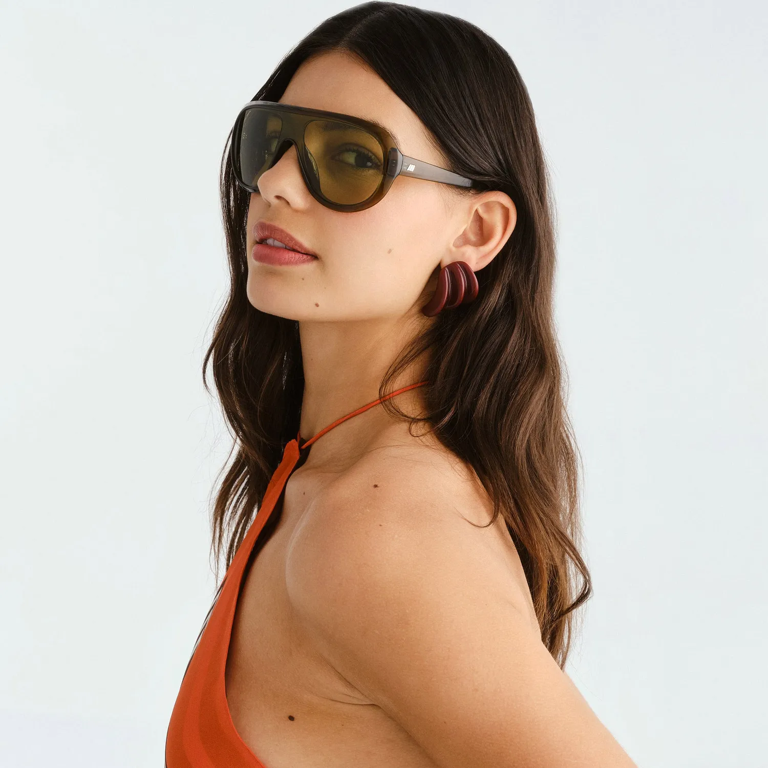 Le Specs Obsession occhiale da sole wasabi oversize