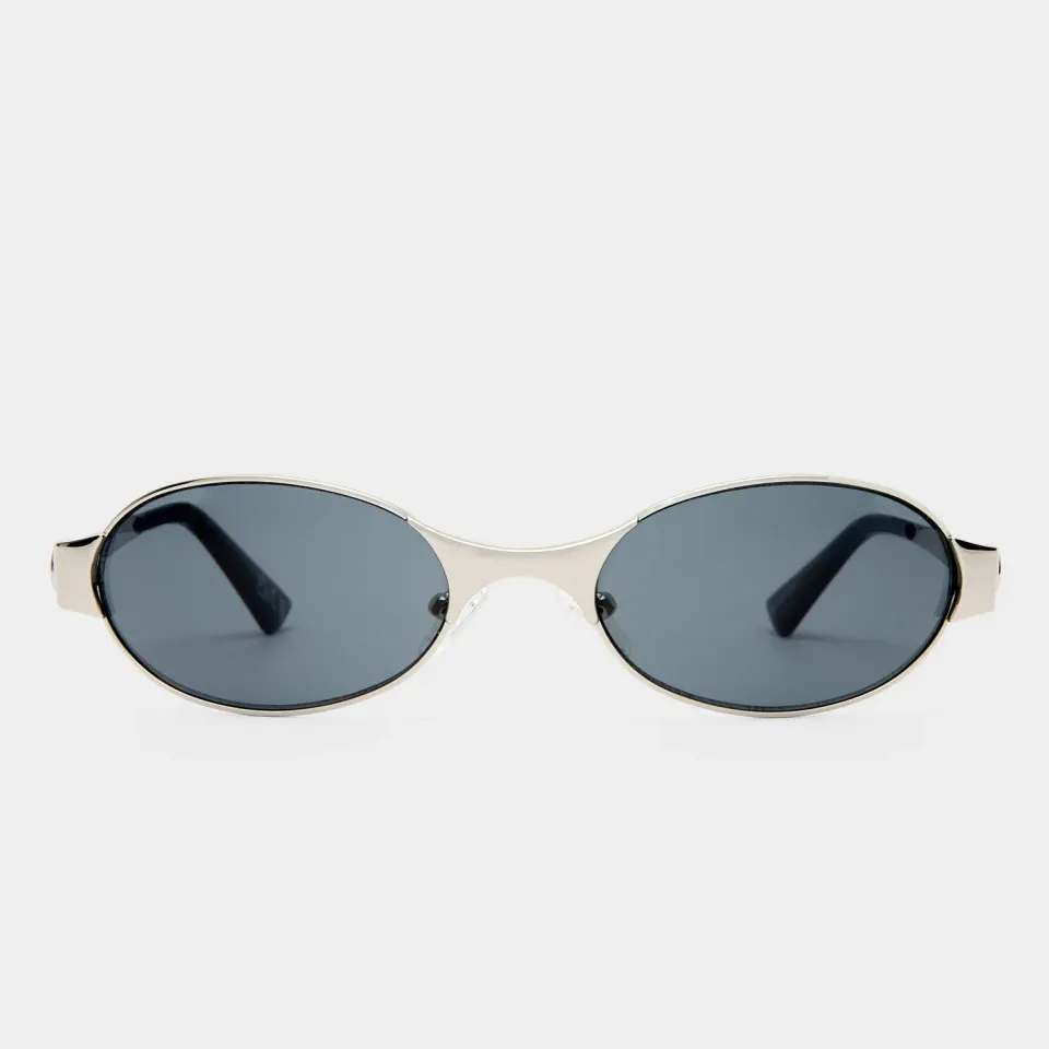 Le Specs Frostbite occhiale da sole silver ovale sport
