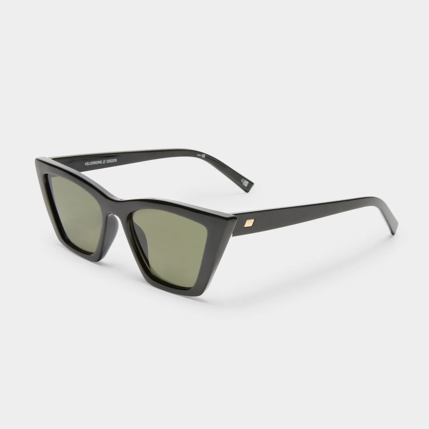 Le Specs Velodrome occhiali da sole nero cat-eye