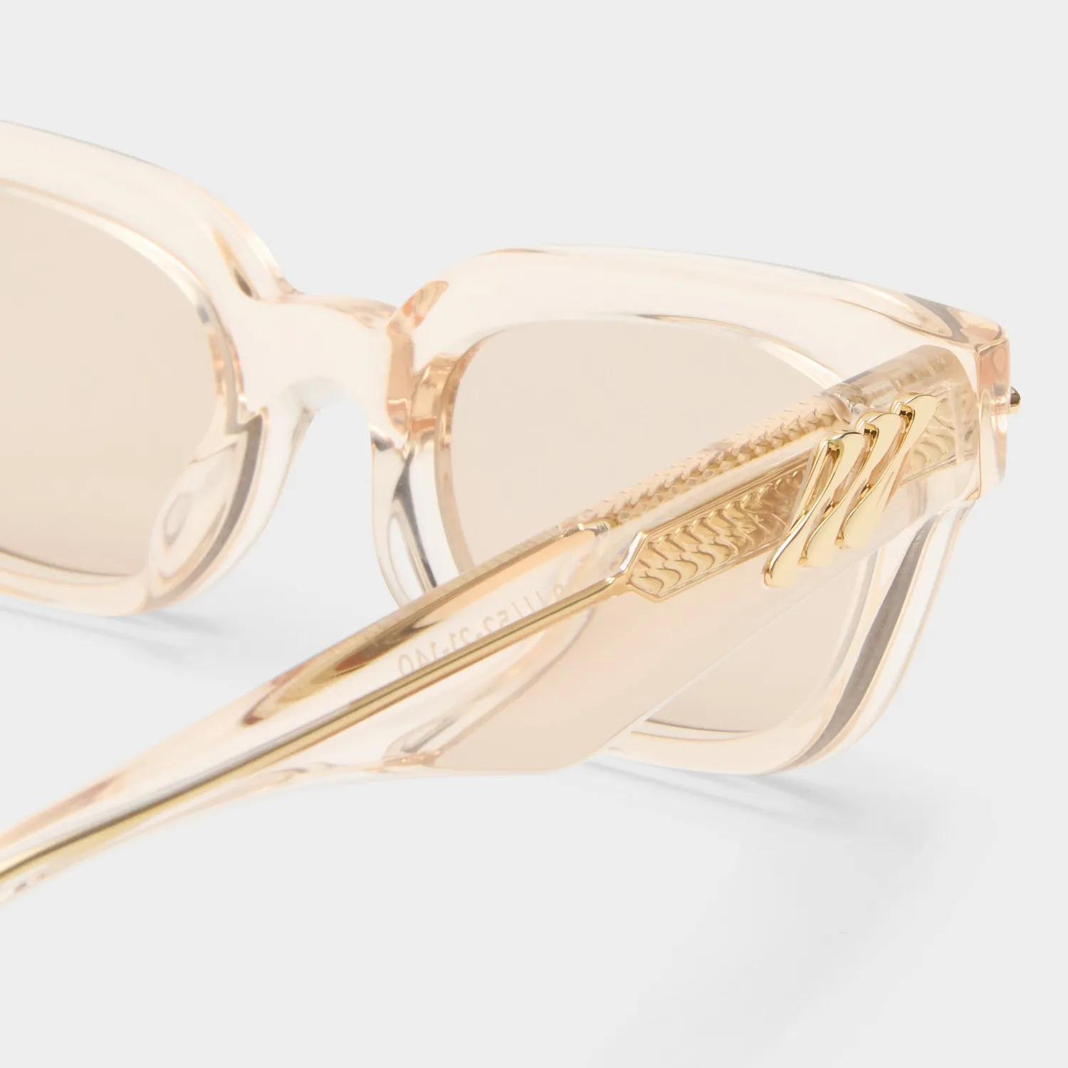 Le Specs Numero Tres occhiali da sole dune rettangolari