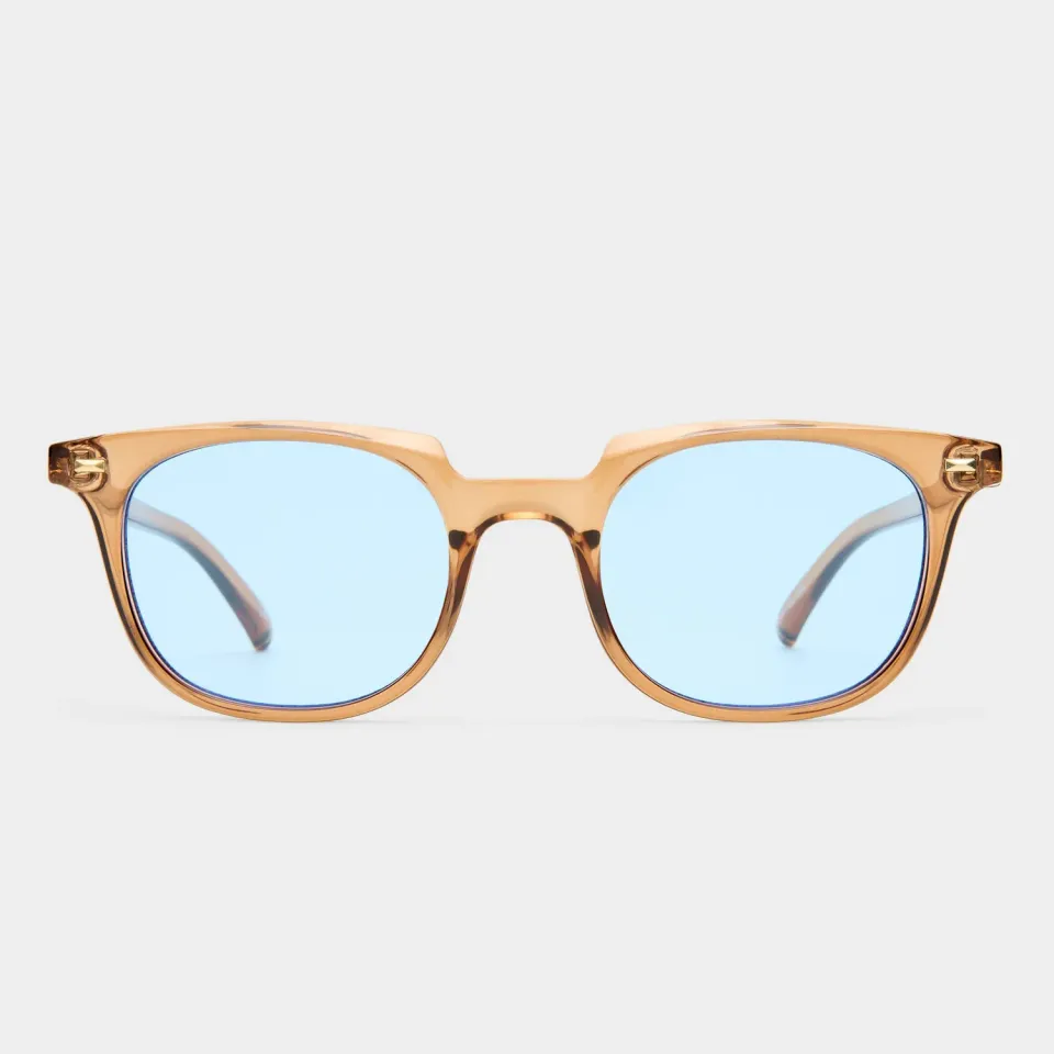 Le Specs Le Resolu occhiali da sole barley azzurri unisex