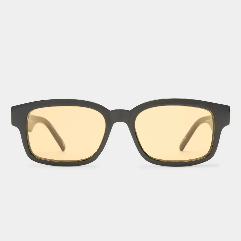 Le Specs Recarmito occhiale da sole nero senape