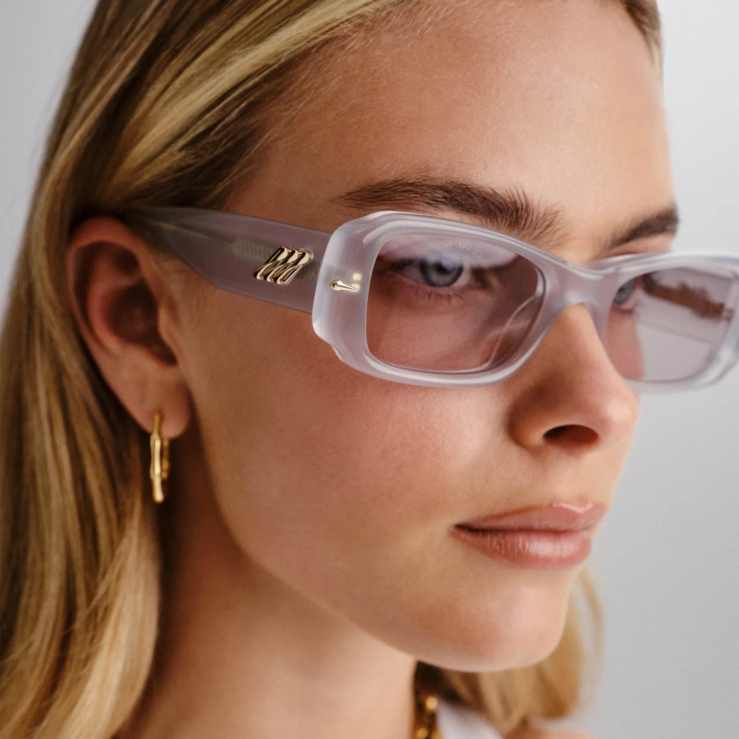 Le Specs Numero Cuatro occhiale da sole mist grigio
