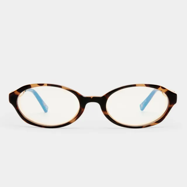 Le Specs Lunita montatura da vista tort luce blu