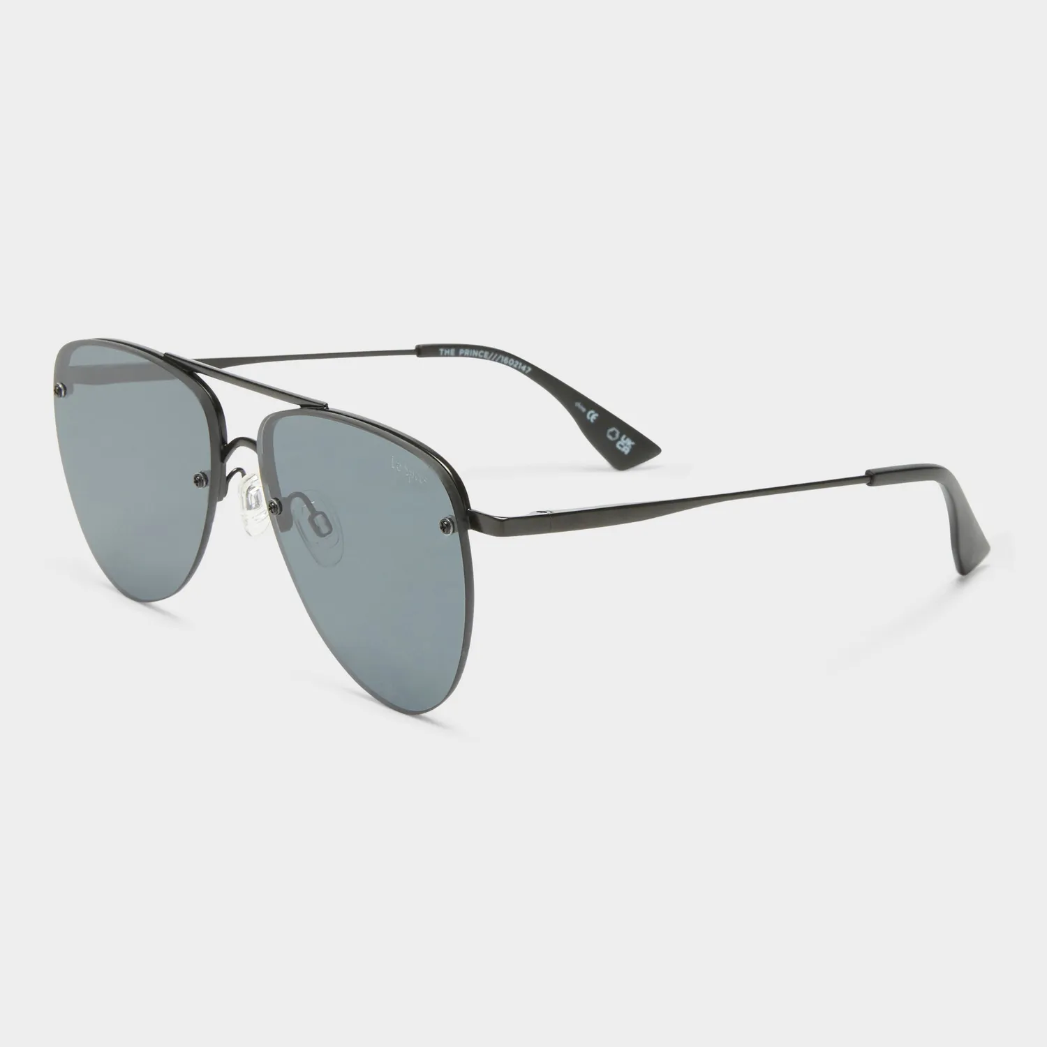 Le Specs The Prince occhiale da sole nero opaco aviatore