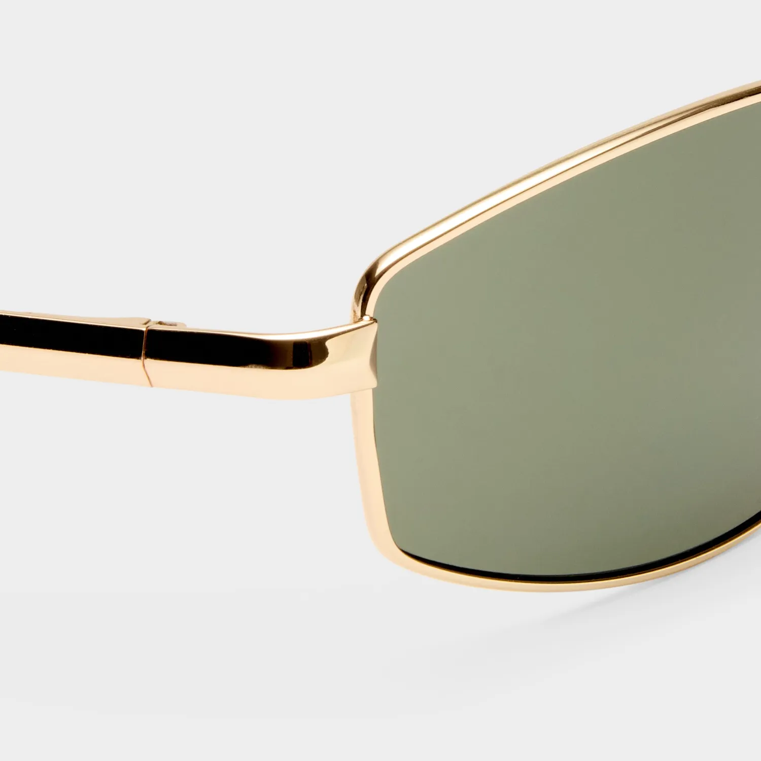 Le Specs Star Beam occhiale da sole oro lente kaki
