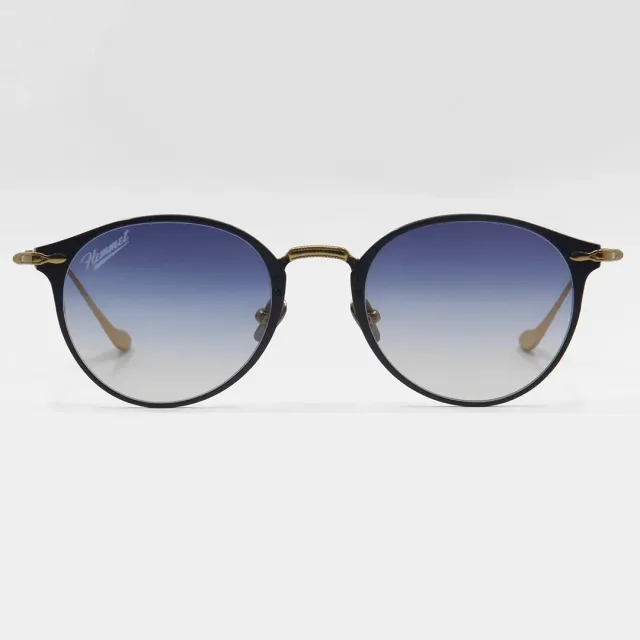 Hemmet Hinfinite Pure Titanium Gold Blue occhiali da sole titanio