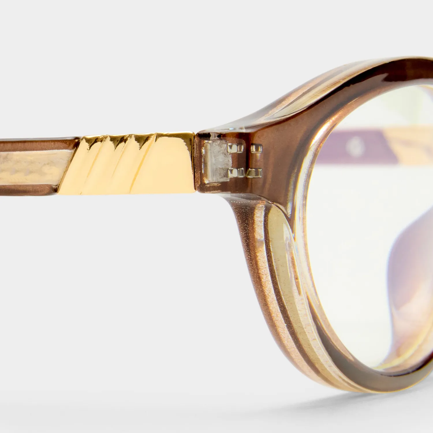 Le Specs Duskfall occhiale luce blu marrone cocoa