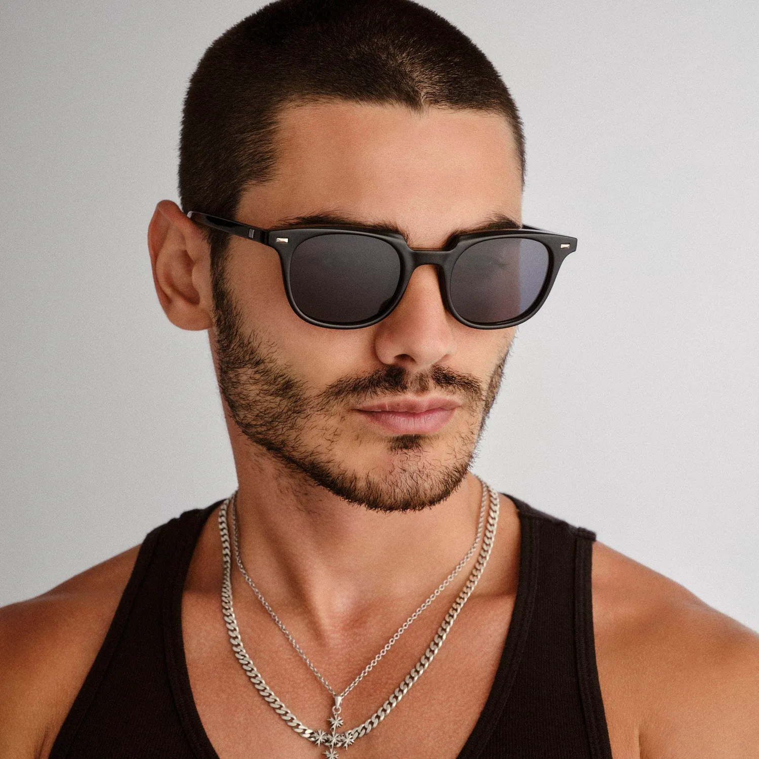 Le Specs Le Resolu occhiale da sole nero polarizzato