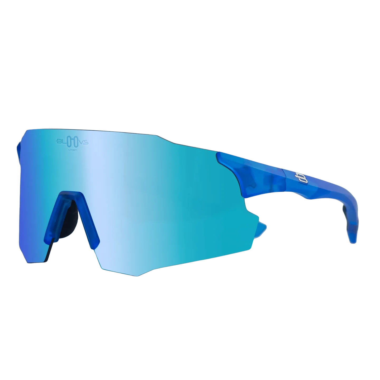 Bloovs Stelvio Crystal Blue Fluor Ice Blue occhiali da sole sportivi