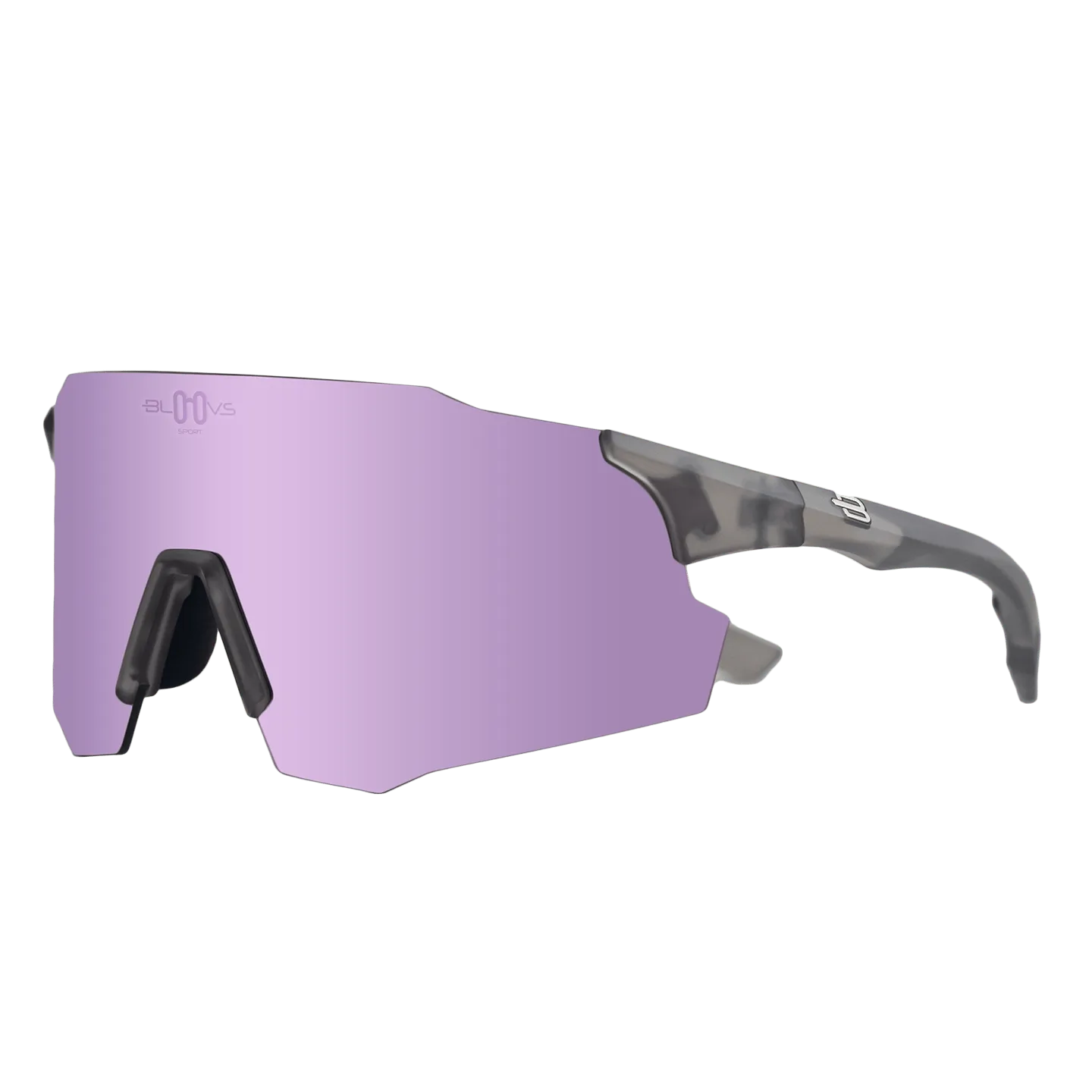 Bloovs Stelvio Crystal Gray Pink occhiale da sole sportivo